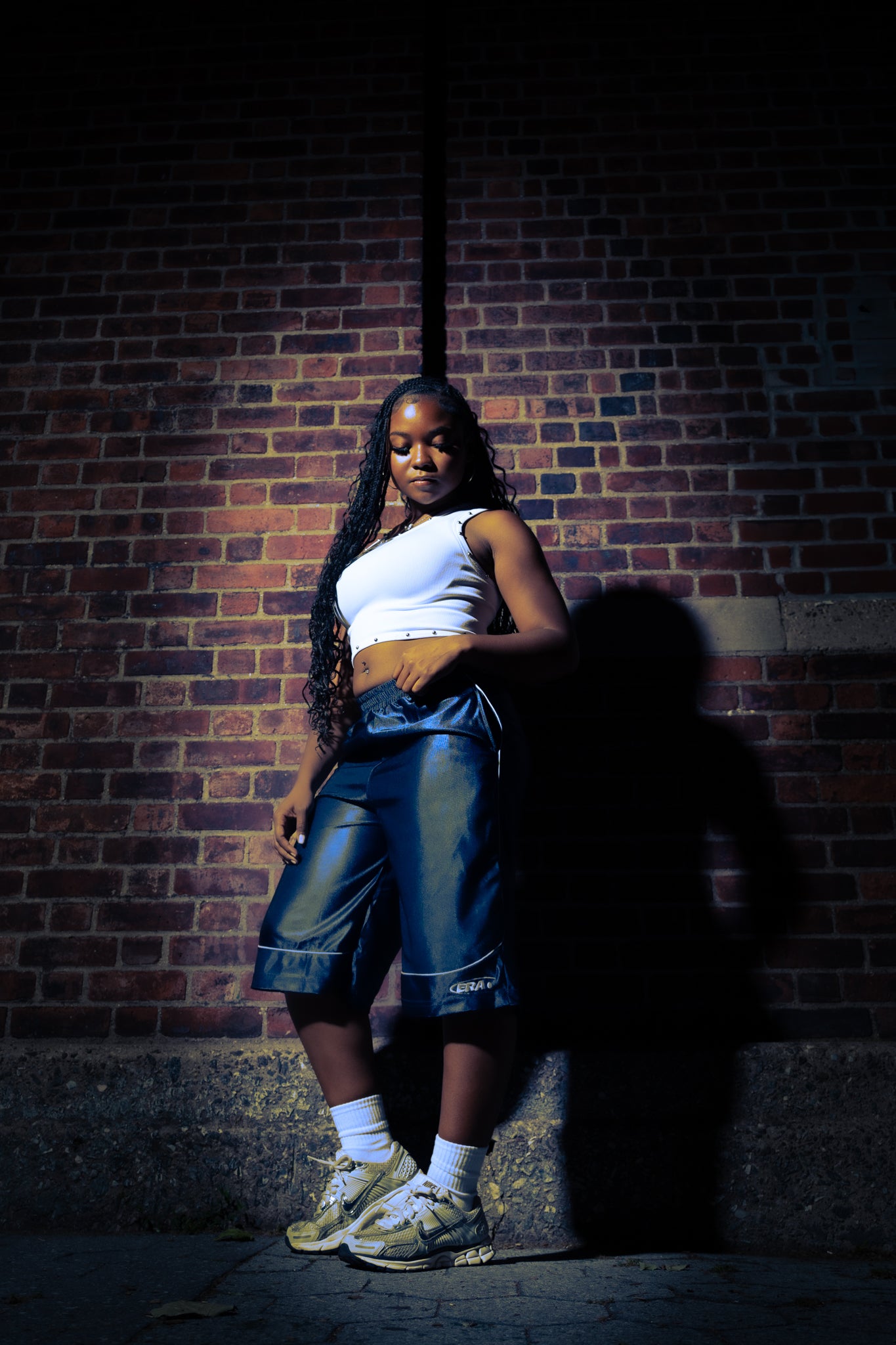 NAVY LOUNGE SHORTS